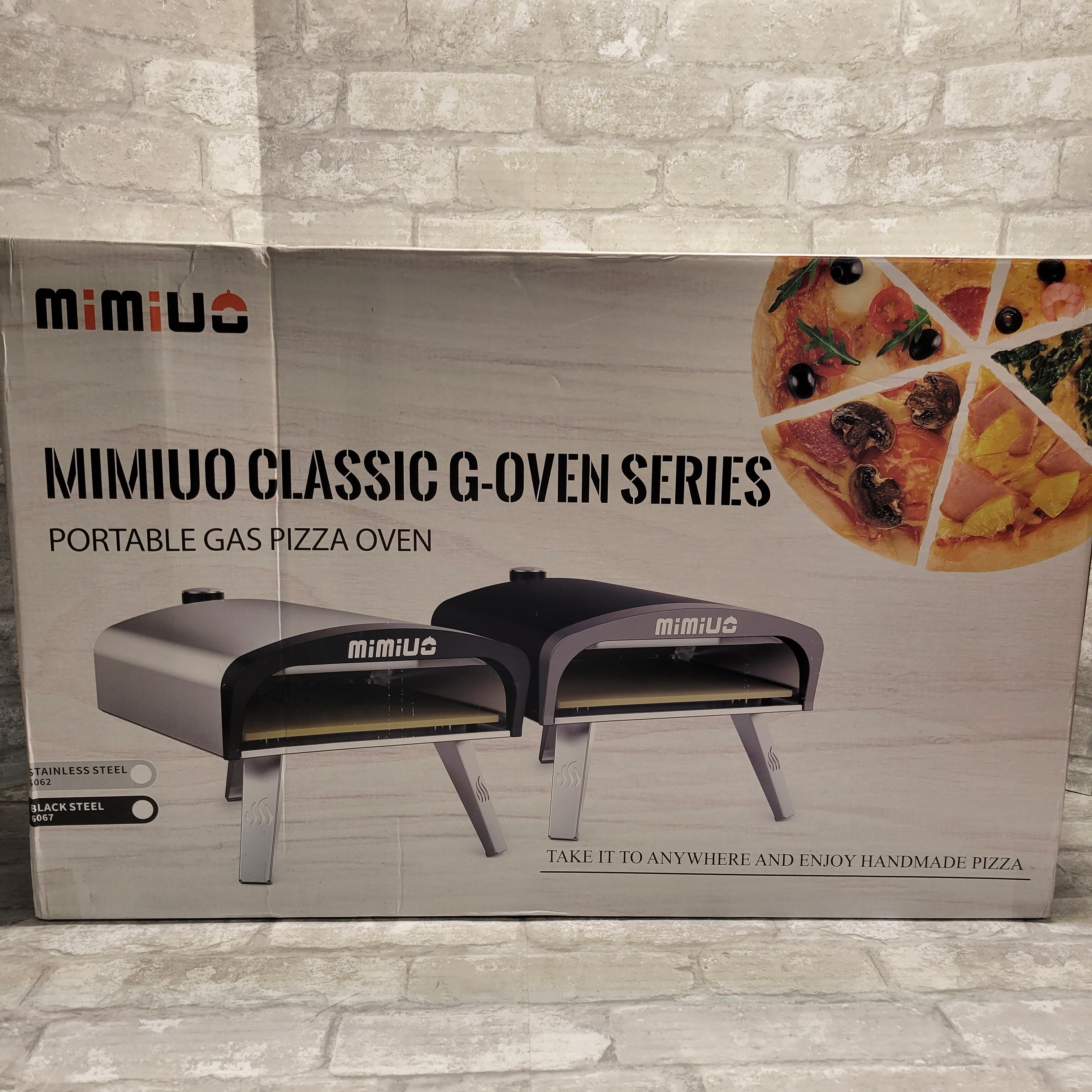 Outdoor Gas Pizza Oven with Oven Cover, Pizza Stone and Pizza Peel (8096471056622)